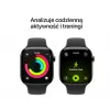 Viedpulkstenis Apple Watch Series 11 GPS + Cellular 42mm Slate Titanium Korpusa Melna Sporta Siksniņa M/L