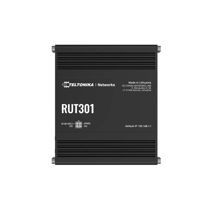 Teltonika RUT301 (EU) Ethernet maršrutētājs rūpnieciskai lietošanai