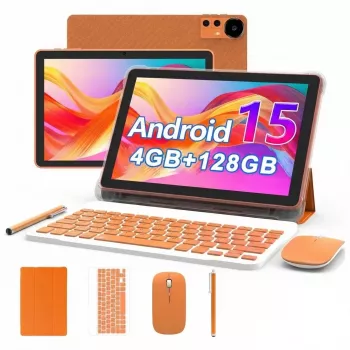 EXTRALINK TABLET CP31 WiFi ANDROID 15.0, 10.1 collu, 128 GB, kamera 2 MP + 8 MP, oranžs