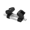 USB zibatmiņa Silicon Power 256 GB USB Type-A / USB Type-C, USB 3.2 Gen 1, alumīnija-gumijas vāciņš