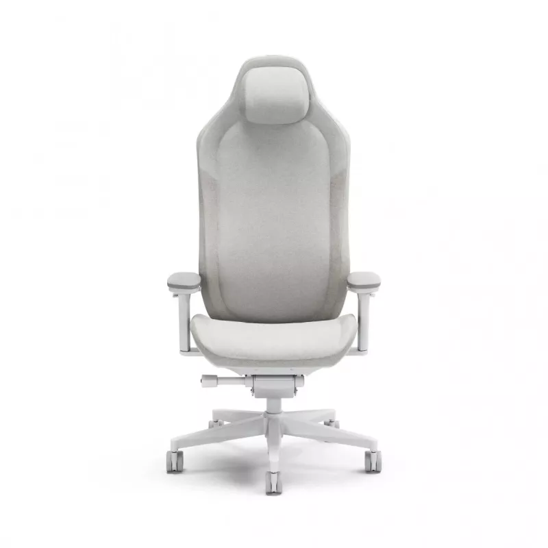 Fractal Design FD-CH-RE1F-02 spēļu krēsls ar polsterētu sēdekli, balts