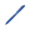 Pentel Energel X – Ievelkamā želejveida pildspalva – Zila – Caurspīdīgs korpuss – Plastmasa/gumija – Abpusēji lietojama