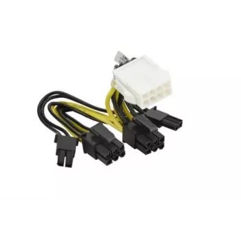 0.05m 8-pin uz 2x 6+2-pin GPU Kabelis G291-281 CBL-PWEX-1040