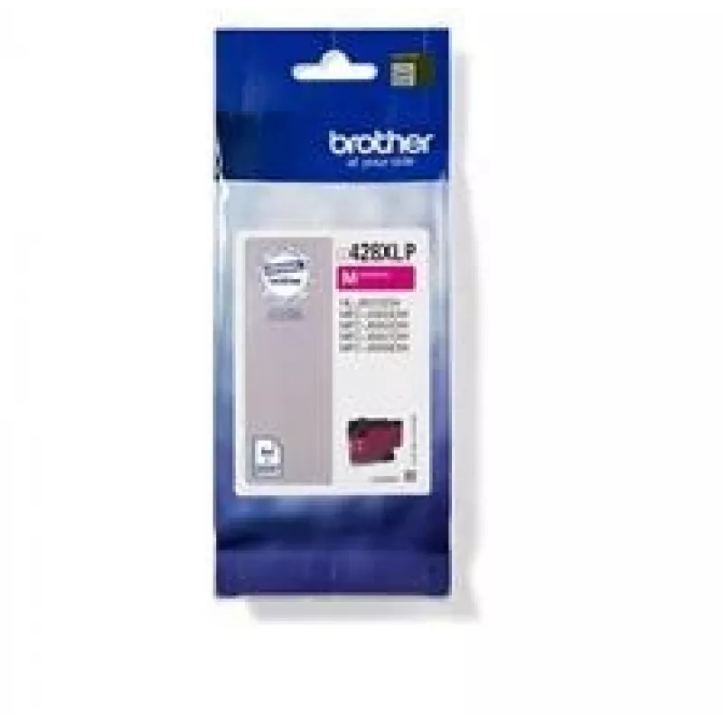 Brother LC-428XLMP oriģinālā magenta tintes kasetne, līdz 5000 lapām
