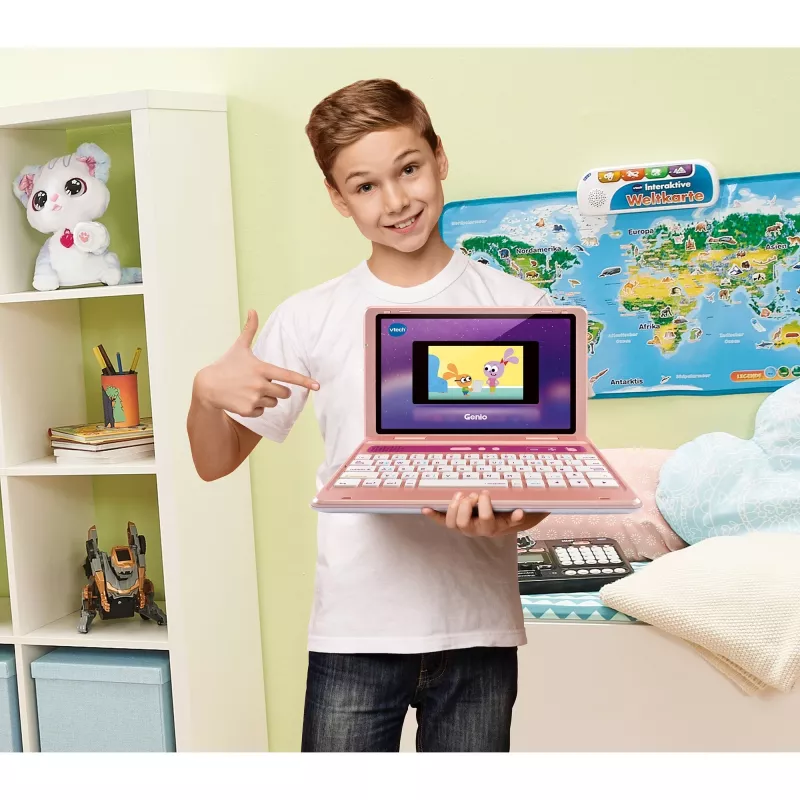 VTech Genio mācību klēpjdators rozā
