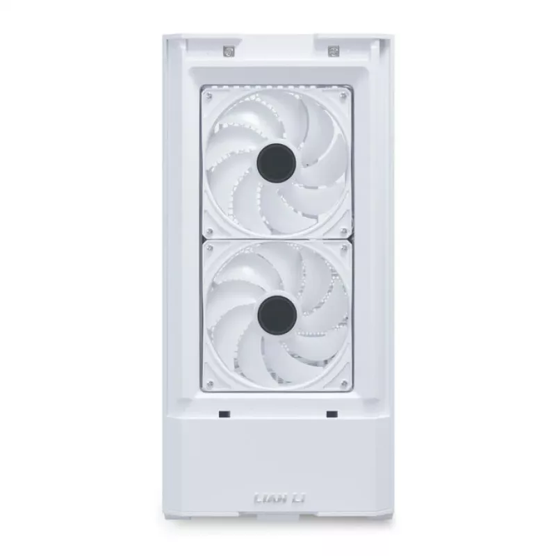 MidiTower korpuss Lian Li LANCOOL 207 — balts, caurspīdīgs panelis, atbalsta ATX/MicroATX/MiniITX, bez barošanas bloka