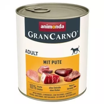 Animonda GranCarno Adult mitrā barība suņiem ar tītaru, 800 g