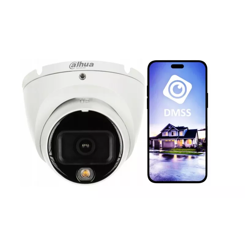 IP drošības kamera DAHUA IPC-HDW1639T-A-IL-0280B-S6 — 8MP, 2.8mm fiksēts objektīvs, IR līdz 30 m, IP67, PoE
