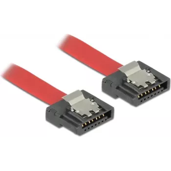 SATA kabelis DeLOCK 0,7m SATA III 7-pin Sarkans