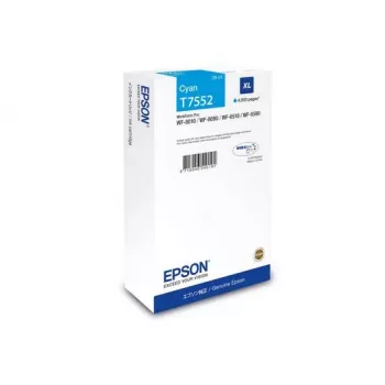 Epson C13T75524N oriģinālā tintes kasetne (Cyan, XL augstas ražības) WF-8XXX sērijai