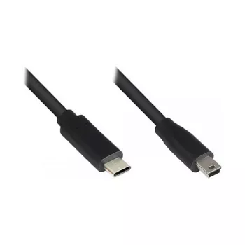 Good Connections USB 2.0 kabelis C-Mini B5pol. melns 5m