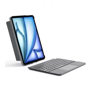 Inateck tastatūras maciņš iPad Pro 11 QWERTZ pelēks