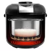 Rīsu plīts GASTROBACK Rice Control Low Carb & Steam, 3 L, 450 W, melna/nerūsējošais tērauds
