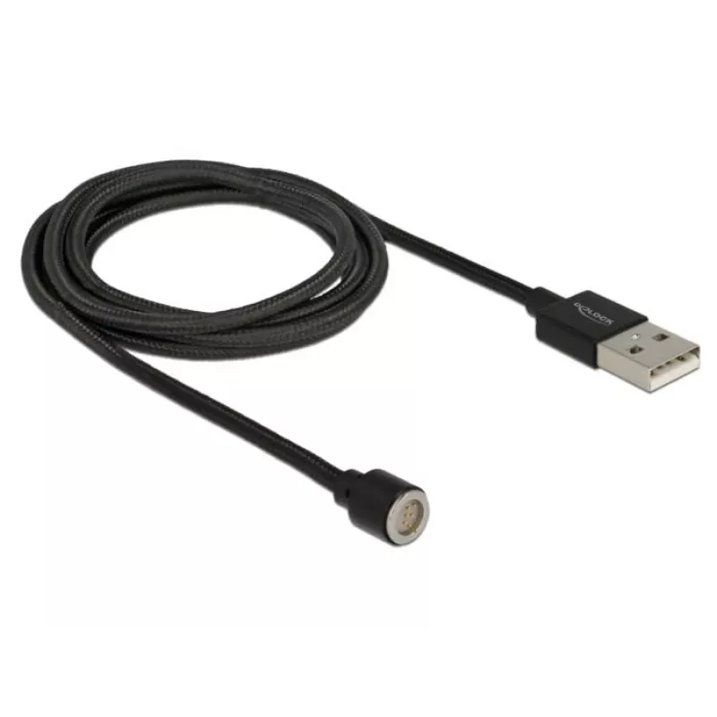 USB kabelis DeLOCK 85724 USB 2.0 1,1 m Melns