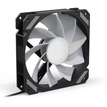 SHARKOON Shark Mirror RGB PWM Reverse 120mm ARGB Ventilators - Melns