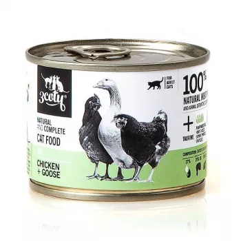 3COTY 19. Vistas un zoss - slapjā barība kaķiem - 180g