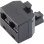 Vadu savienotājs ShiverPeaks BS71230-6 3xRJ-12 Melns