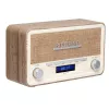 Denver DAB-18LW retro radio balts