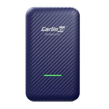 Carlinkit 4.0 CPC200-CP2A bezvadu adapteris, paredzēts Apple CarPlay un Android Auto, Wi-Fi 5150-5250/5725-5850 MHz, Bluetooth 5.2, USB-C, zils