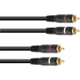 Cinch kabelis Omnitronic 30209375, 2xRCA – 2xRCA, 5 m