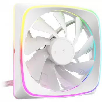 120 mm korpusa ventilators Sharkoon SHARK Lights RGB PWM White — RGB apgaismojums, PWM ātruma kontrole