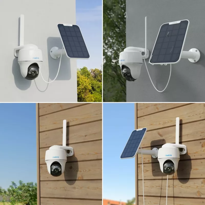 Reolink Go Series G430 - 5MP āra akumulatora kamera, 4G LTE tīkls, cilvēku/transportlīdzekļu/dzīvnieku noteikšana, 355° panoramēšana un 140° slīpums