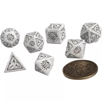 Kauliņu komplekts The Witcher: Geralts – Baltais Vilks