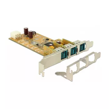 DeLOCK 89656 PCI Express interfeisa karte 3x USB 2.0 ar barošanu