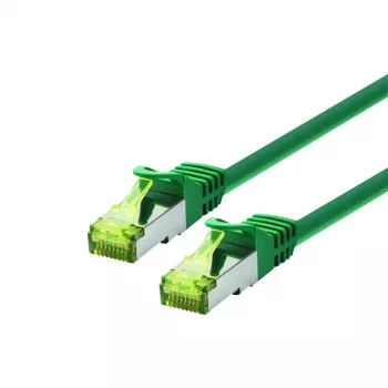 Tīkla kabelis LOGON TCR6ASS0025G RJ-45 Cat6a 0,25 m Zaļš