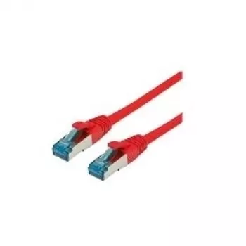 VALUE - Patch-Cable - RJ-45 (Tēviņš) uz RJ-45 (Tēviņš) - 1,5 m - SFTP, PiMF - CAT 6a - Bezhalogēna, Lietā, Aizsargāta pret aizķeršanos, Daudzdzīslu - Sarkana (21.99.1991)