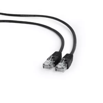 Tīkla kabelis Gembird Patch Cord Cat.5e RJ-45 10m Melns