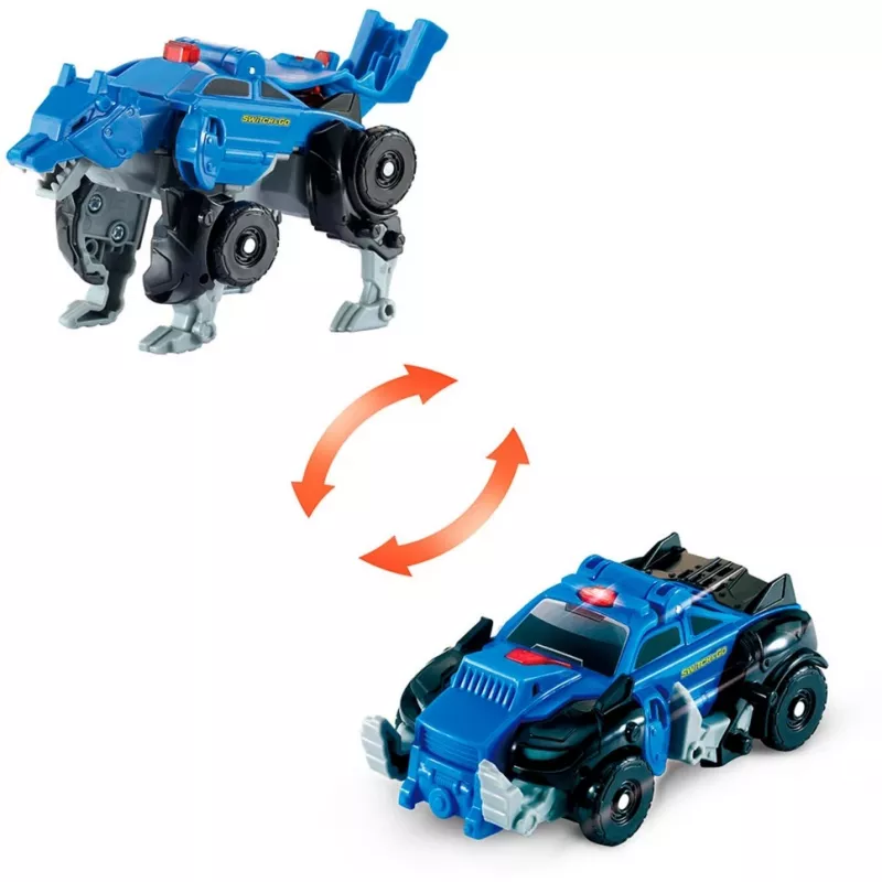 Switch & Go Dinos - OneClick-Mini-Wolf, Rotaļu Figūriņa