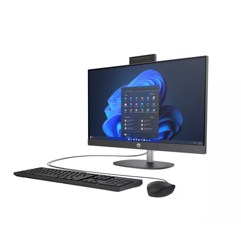 All-in-One PC HP ProOne 240 G10 23,8 collu FHD IPS, AMD Ryzen 7 5825U, 16 GB DDR5 5600, 512 GB SSD, IR 5 MP tīmekļa kamera, Windows 11 Pro