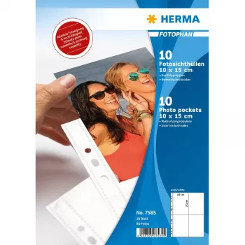 Herma fotophan 10x15 vert. 10 loksnes 7585