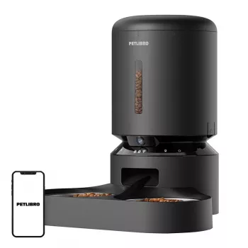 Petlibro Granary automātiskā barotava ar kameru un dubultbļodu, 5L (melna)