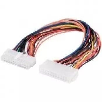 Wentronic Goobay Iekšējais PC barošanas kabelis, 0,3 m - 24 kontaktu spraudnis > 24 kontaktu savienotājs (93239)