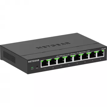 NETGEAR MS308E 8-portu 2.5G nevaldāms tīkla slēdzis (100/1000/2500) Melns
