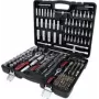 Komplekts ks tools 917.0255 — 255 daļu ligzdu un piederumu komplekts 1/4 inch, 3/8 inch, 1/2 inch piedziņām