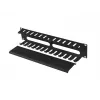 Kabeļu organizators 19 inch 2U LANBERG AK-1705-B, melns
