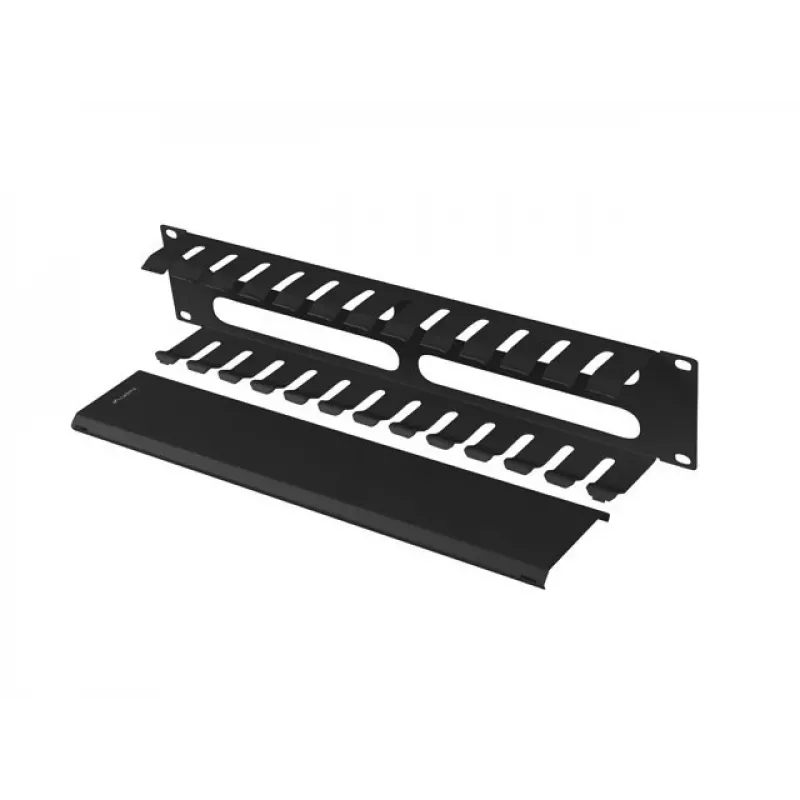 Kabeļu organizators 19 inch 2U LANBERG AK-1705-B, melns