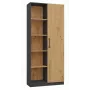 Biroja grāmatu skapja tops RD-80 ANT/ART KPL, 10 plaukti, skaidu plātne, 800×300×1820 mm
