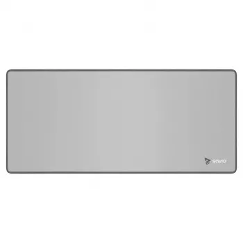 Spēļu peļķītis SAVIO Turbo Dynamic XL — Pelēks, 900×400 mm, 3 mm biezums, šūta neslīdoša auduma virsma