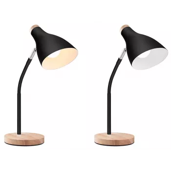 Galda lampa TRACER TRAOSW47237 Scandi Black LED ar regulējamu spilgtumu un regulējamu roku