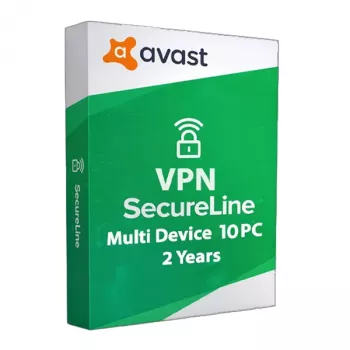 Avast SecureLine VPN | 10 ierīces | 2 gadi | Globāls
