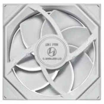 Korpusa ventilators Lian Li UNI FAN TL LCD Wireless ARGB PWM 140mm Balts 14RTLLCD1W1W
