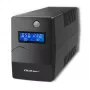 Qoltec Monolith UPS Double-conversion Online 0.65 kVA 360 W 2 AC izejas