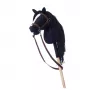 Zirgs uz kociņa HOPPIHORSE Hobby Horse A4 melns