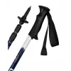 Trekking nūjas Leki EAGLE zili-baltas regulējamas alumīnija 3 segmentu 110–145 cm, 270 g