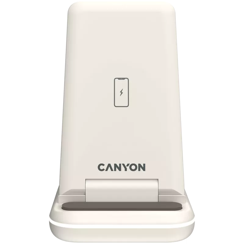 Strāvas adapteris CANYON WS-304 Cosmic latte, ieeja 9/12 V, ātrā uzlāde, 0,168 kg