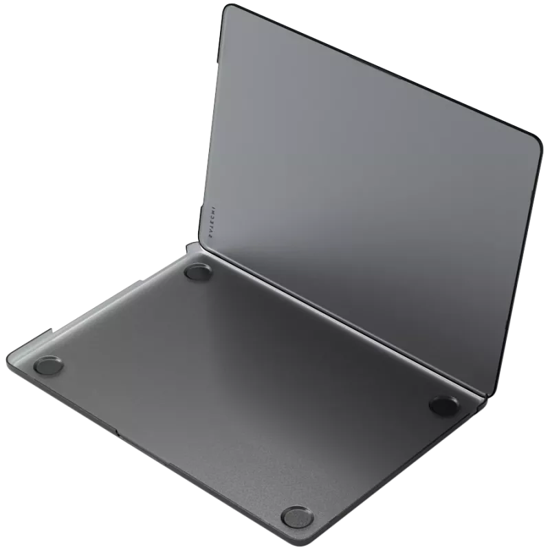 Satechi Eco Hardshell aizsargapvalks ST-MBAM2DR, paredzēts MacBook Air 13 M2, tumšā krāsā